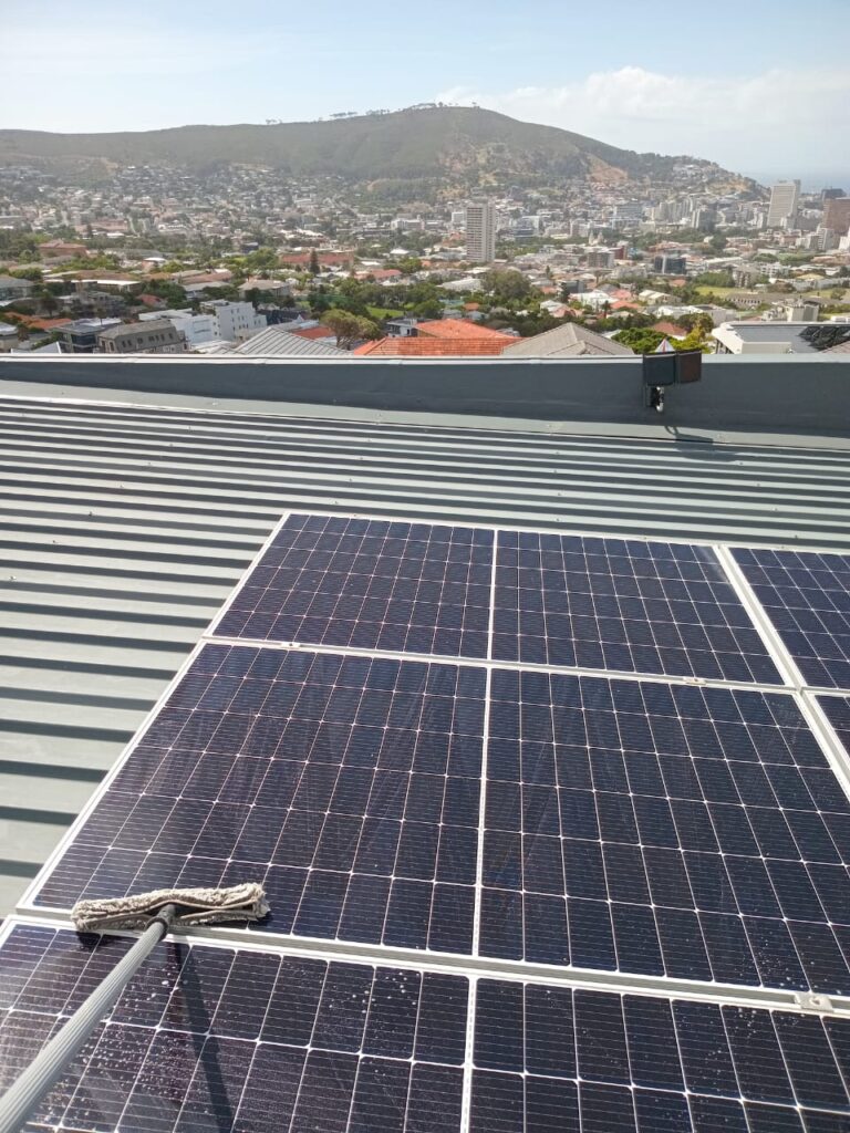 solar panel cleaning service yerzefontein
